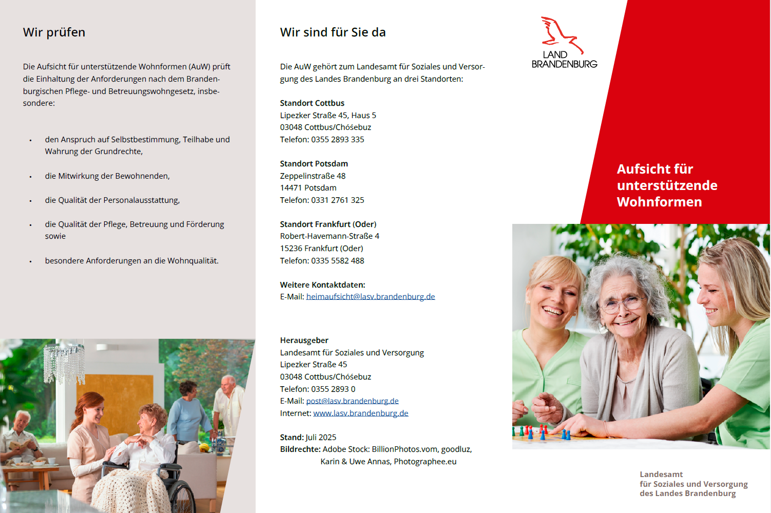 Bild vergrößern (Bild: Flyer - Aufsicht für unterstützende Wohnformen)