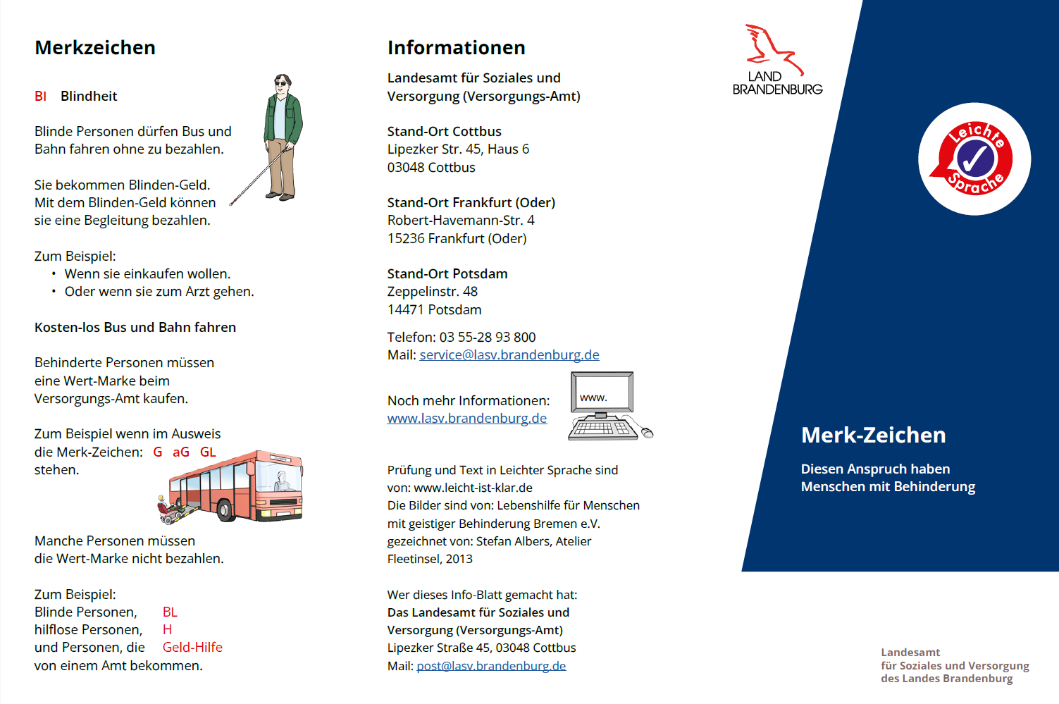Bild vergrößern (Bild: LASV-DIN-Lang-Falzflyer-Merkzeichen-Leichte Sprache-web-barrierefrei-ua.293947-1.jpg)