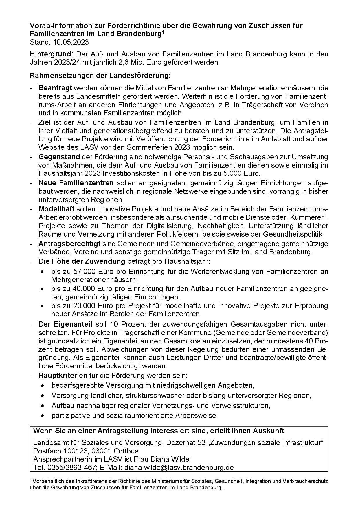 Bild vergrößern (Bild: Vorab-Information zur Förderrichtlinie über die Gewährung von Zuschüssen für Familienzentren im Land Brandenburg-001.jpg)